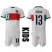 Portugal Danilo Pereira #13 Replika Babykläder Borta matchkläder barn VM 2022 Korta ärmar (+ Korta byxor)